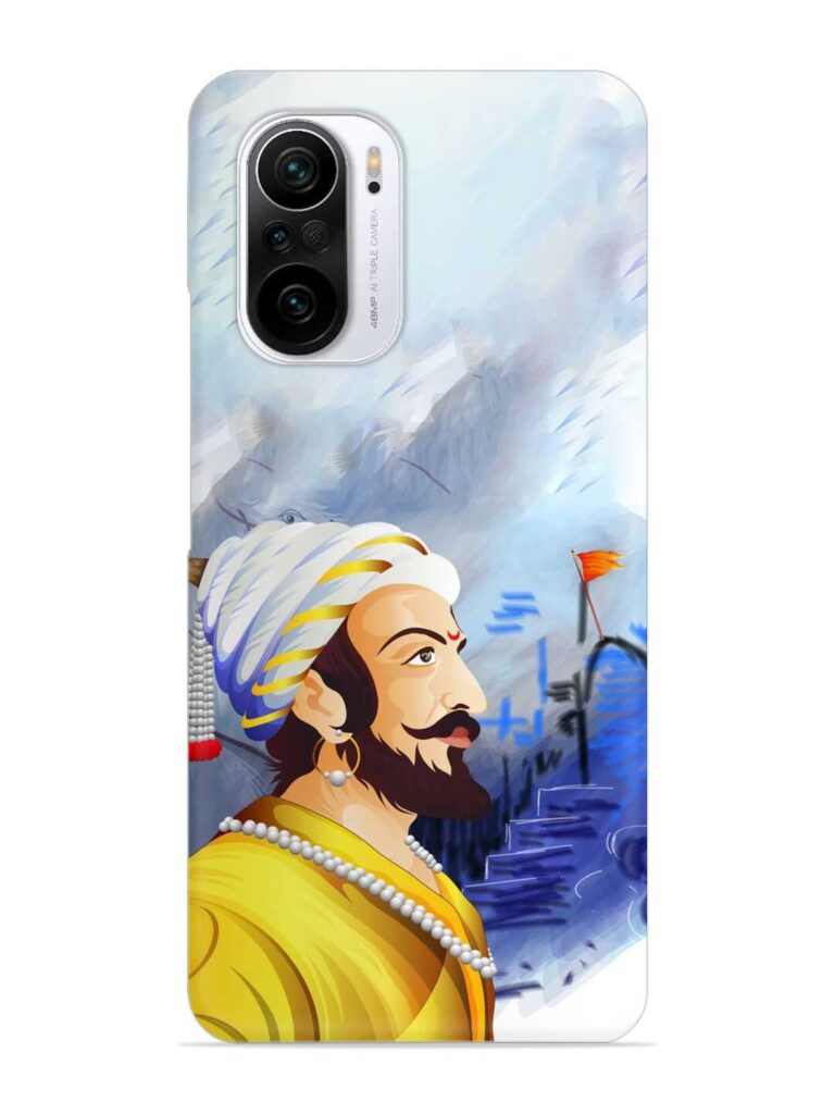 Shivaji Maharaj Color Paint Art Snap Case for Xiaomi Mi 11X (5G) Zapvi