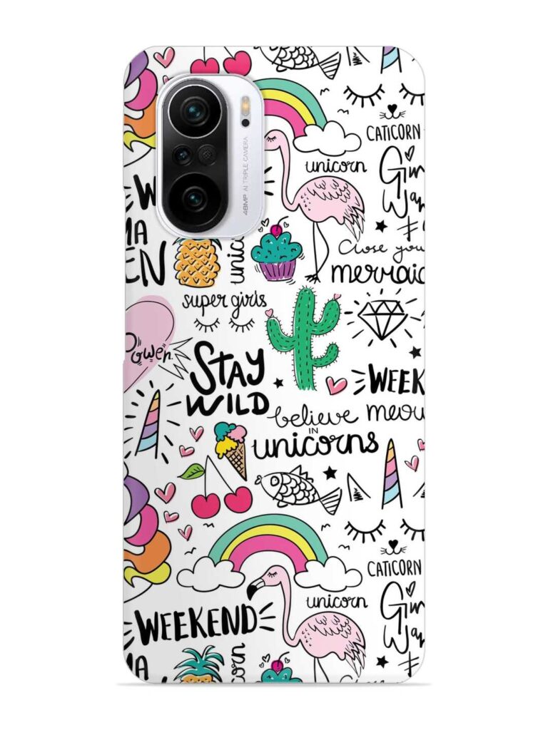 Unicorn Ice Cream Snap Case for Xiaomi Mi 11X (5G) Zapvi