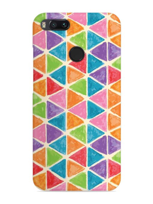 Seamless Colorful Isometric Snap Case for Xiaomi Mi A1 Zapvi