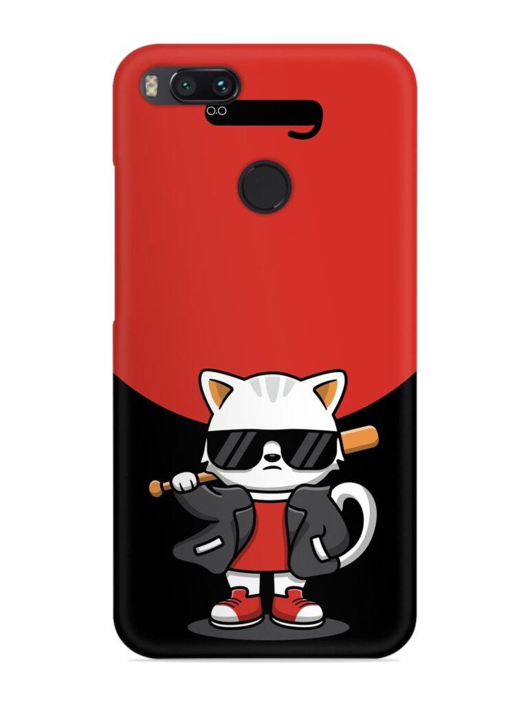 Cool Little Bear Cartoon Snap Case for Xiaomi Mi A1 Zapvi