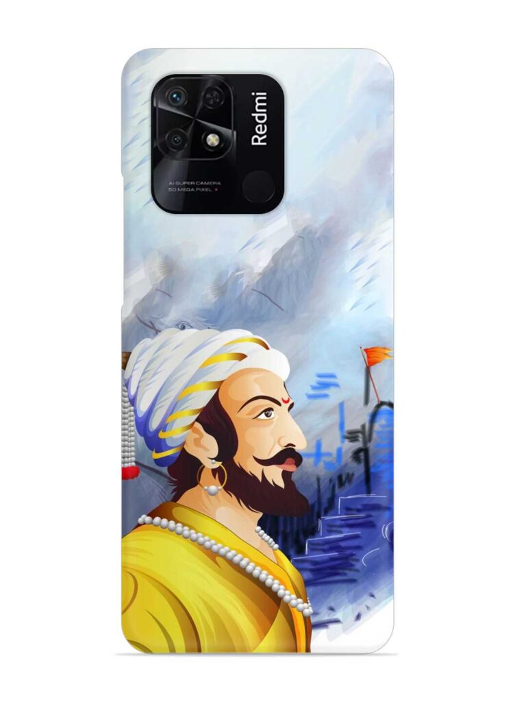 Shivaji Maharaj Color Paint Art Snap Case for Xiaomi Redmi 10 Power Zapvi