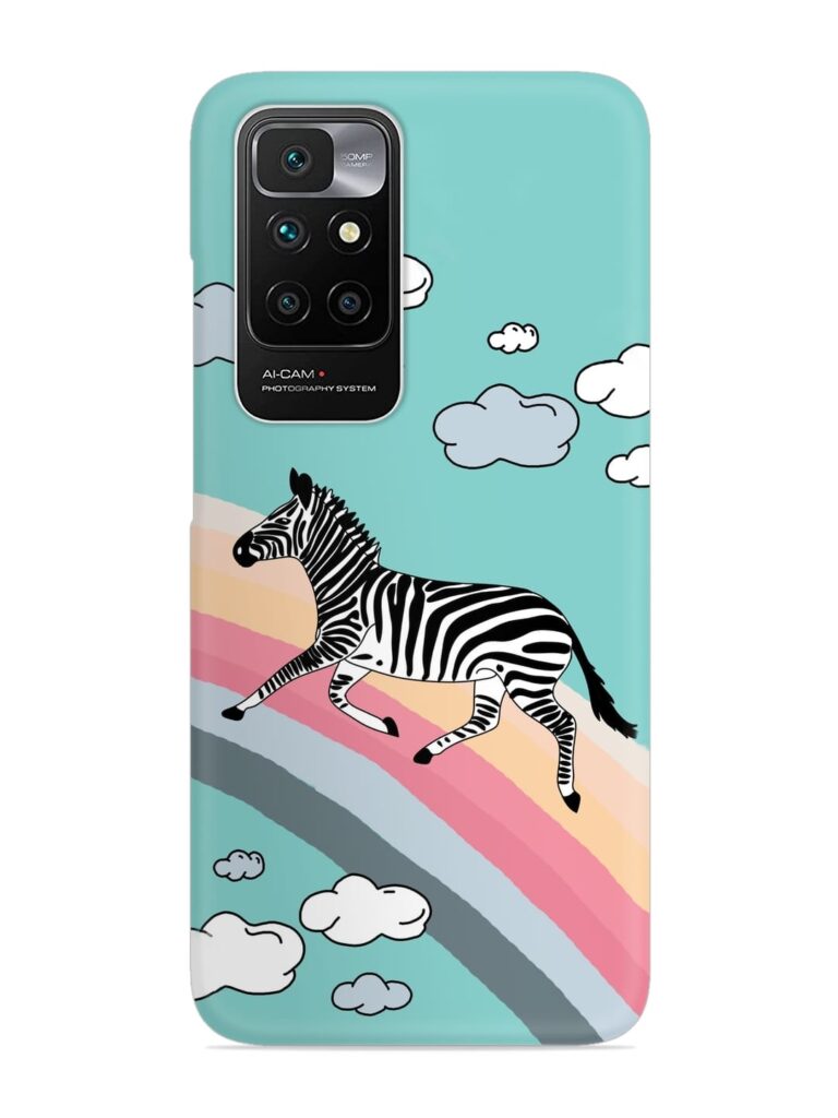 Running Zebra Snap Case for Xiaomi Redmi 10 Prime (2022) Zapvi
