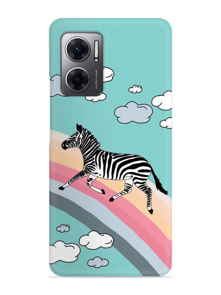 Running Zebra Snap Case for Xiaomi Redmi 11 Prime (5G) Zapvi