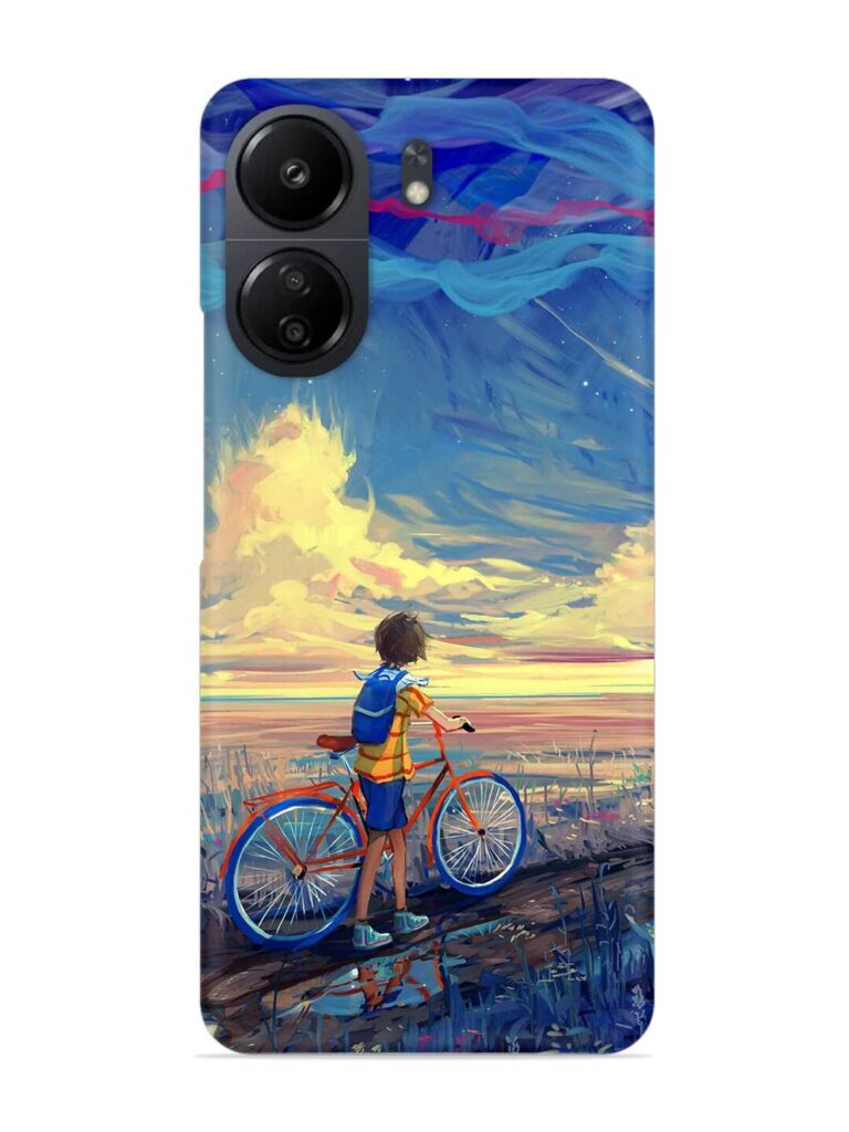 Bicycle Art Snap Case for Xiaomi Redmi 13C (4G) Zapvi