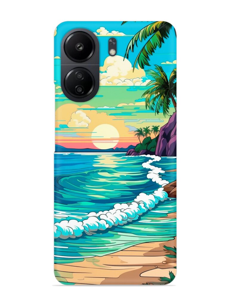 Beatiful Beach View Snap Case for Xiaomi Redmi 13C (4G) Zapvi