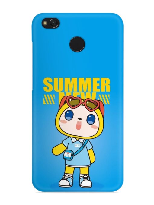 Summer Mew Cartoon Snap Case for Xiaomi Redmi 4 Zapvi