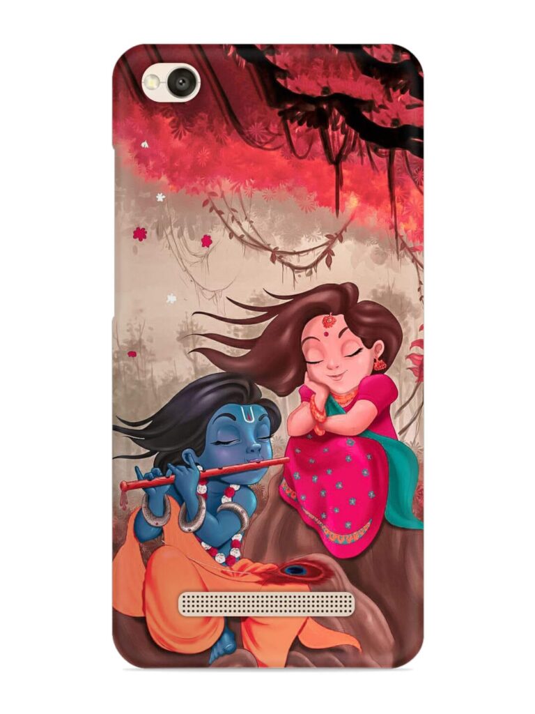 Radhe Krishna Water Art Snap Case for Xiaomi Redmi 4A Zapvi