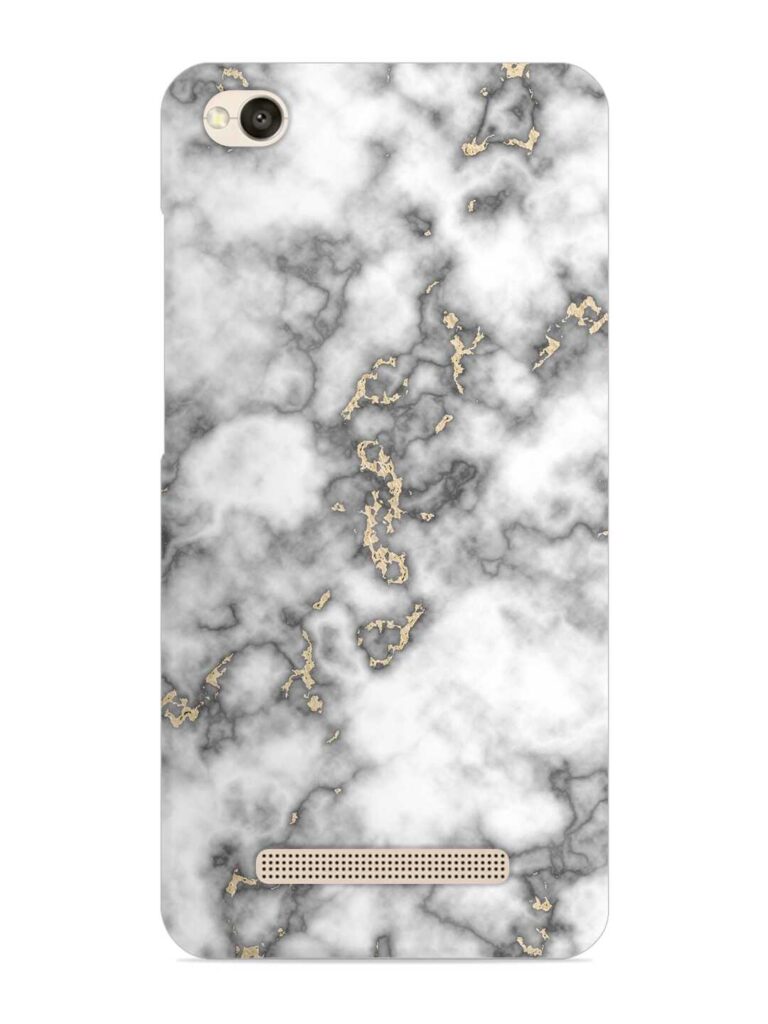 Gray And Gold Marble Snap Case for Xiaomi Redmi 4A Zapvi