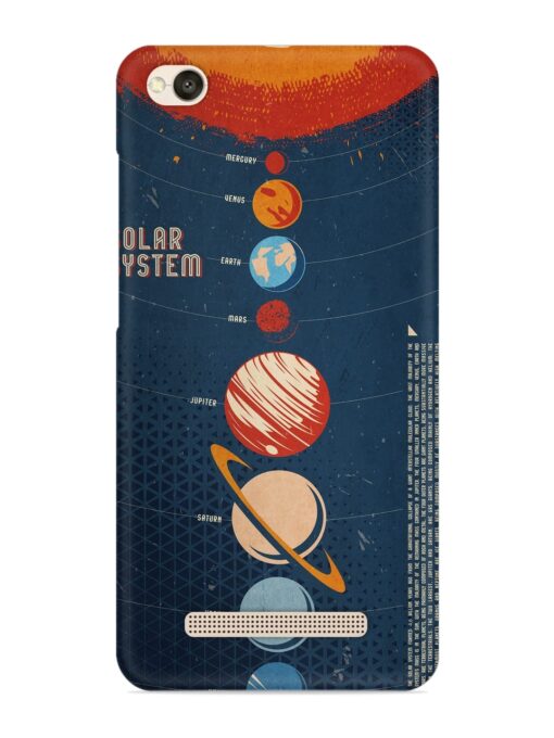 Solar System Vector Snap Case for Xiaomi Redmi 4A Zapvi
