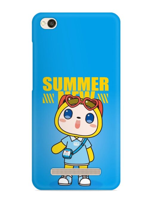 Summer Mew Cartoon Snap Case for Xiaomi Redmi 4A Zapvi