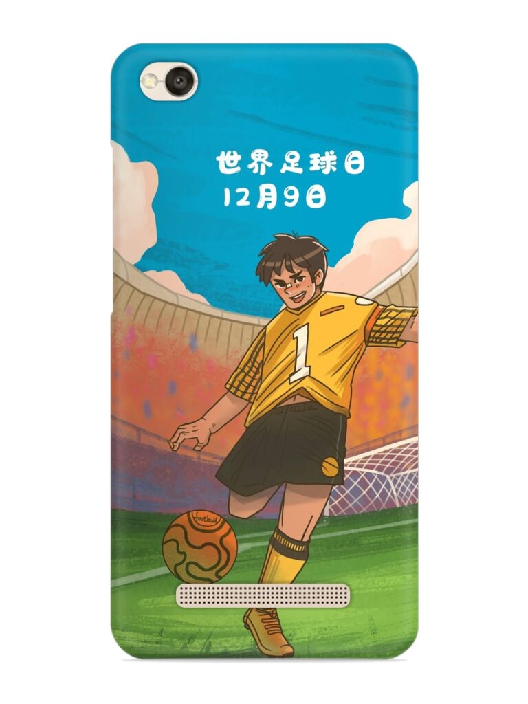 Soccer Kick Snap Case for Xiaomi Redmi 4A Zapvi
