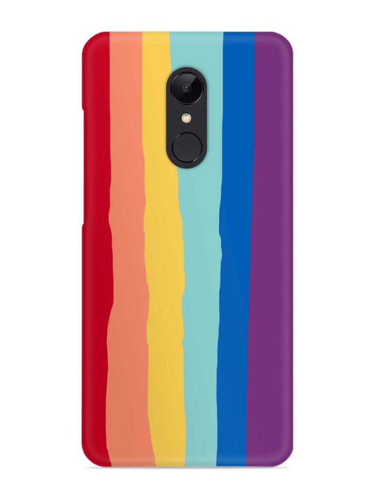 Rainbow Genuine Liquid Snap Case for Xiaomi Redmi 5 Zapvi