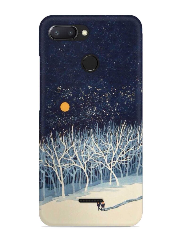 Full Moon Snowshoe Tour Snap Case for Xiaomi Redmi 6 Zapvi