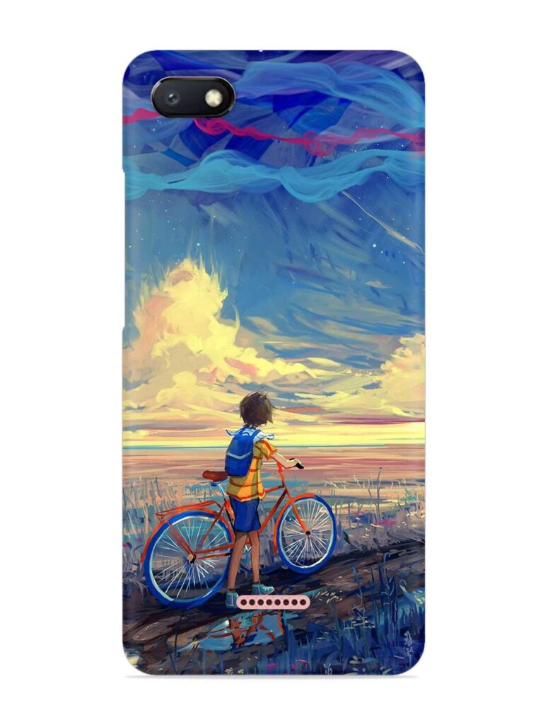 Bicycle Art Snap Case for Xiaomi Redmi 6A Zapvi