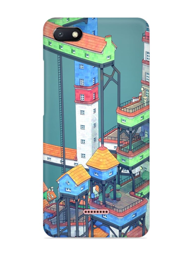 Building Sets Snap Case for Xiaomi Redmi 6A Zapvi