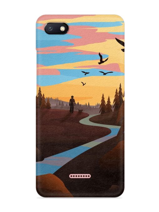Natural Landscape Art Snap Case for Xiaomi Redmi 6A Zapvi
