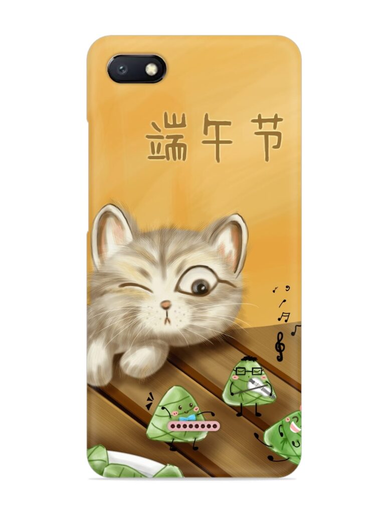Cat Scorpion Dancing Snap Case for Xiaomi Redmi 6A Zapvi