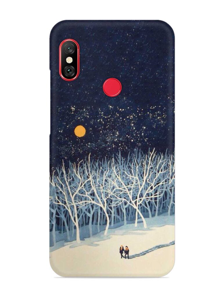 Full Moon Snowshoe Tour Snap Case for Xiaomi Redmi 6 Pro Zapvi