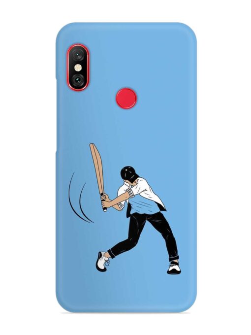 Cricket Gully Boy Snap Case for Xiaomi Redmi 6 Pro Zapvi