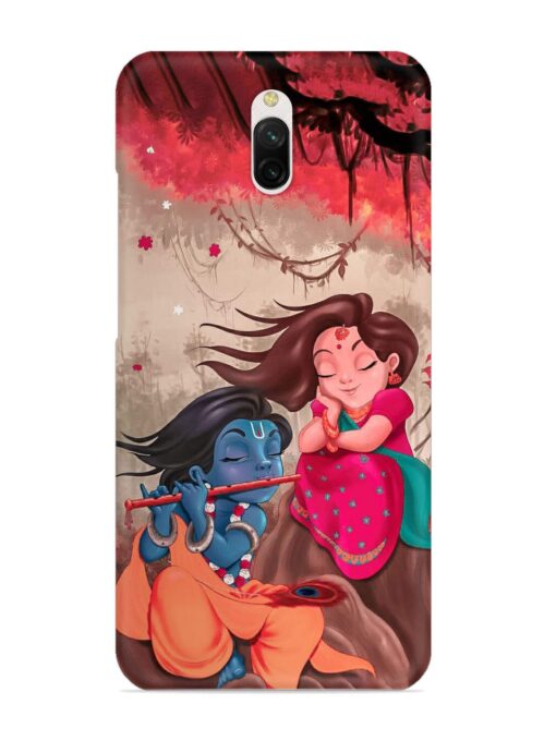 Radhe Krishna Water Art Snap Case for Xiaomi Redmi 8A Dual Zapvi