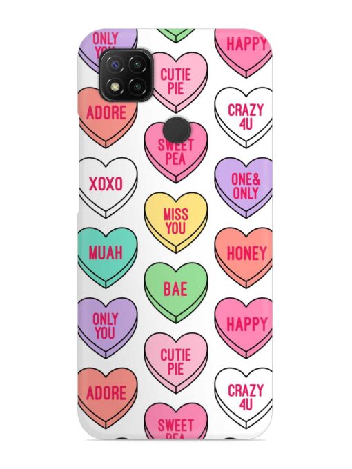 Colorful Heart Candy Snap Case for Xiaomi Redmi 9 Activ Zapvi
