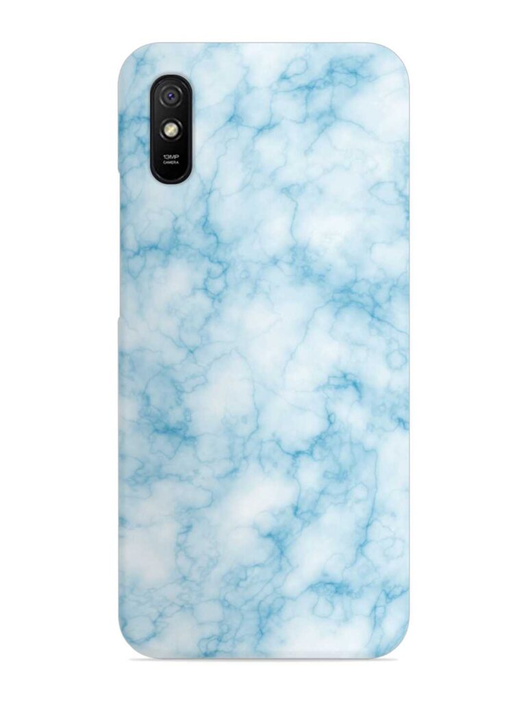 Blue White Natural Marble Snap Case for Xiaomi Redmi 9i Zapvi