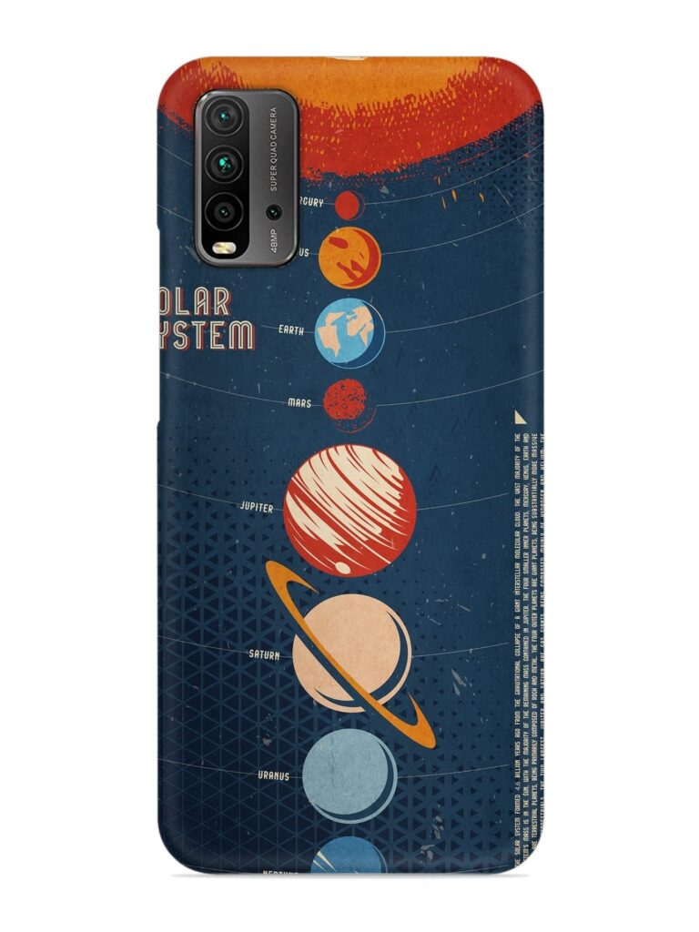 Solar System Vector Snap Case for Xiaomi Redmi 9 Power Zapvi