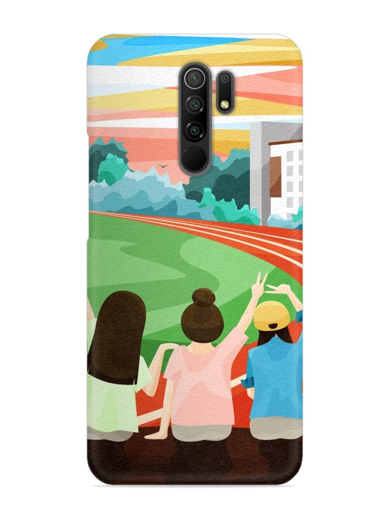 School Playground Snap Case for Xiaomi Redmi 9 Prime Zapvi