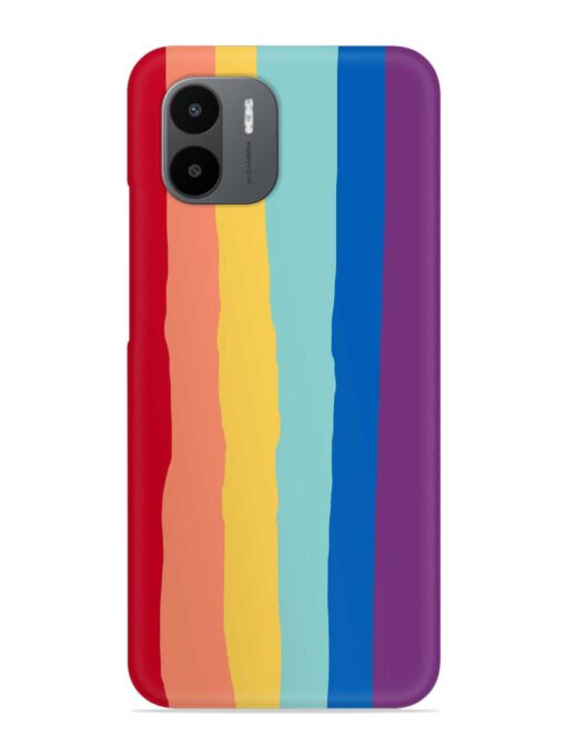 Rainbow Genuine Liquid Snap Case for Xiaomi Redmi A1 (2022) Zapvi