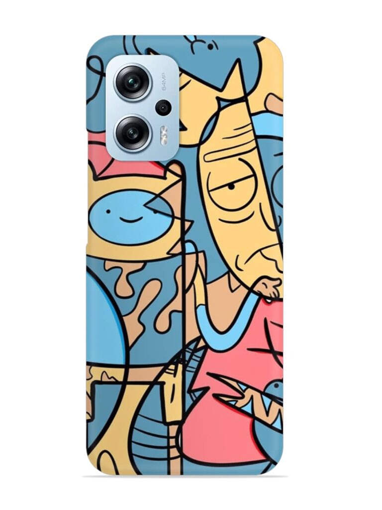 Silly Face Doodle Snap Case for Xiaomi Redmi K50i (5G) Zapvi