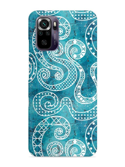 Vintage Curved Seamless Snap Case for Xiaomi Redmi Note 10 Zapvi