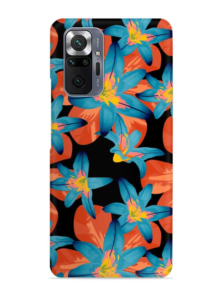 Philippine Flowers Seamless Snap Case for Xiaomi Redmi Note 10 Pro Max Zapvi