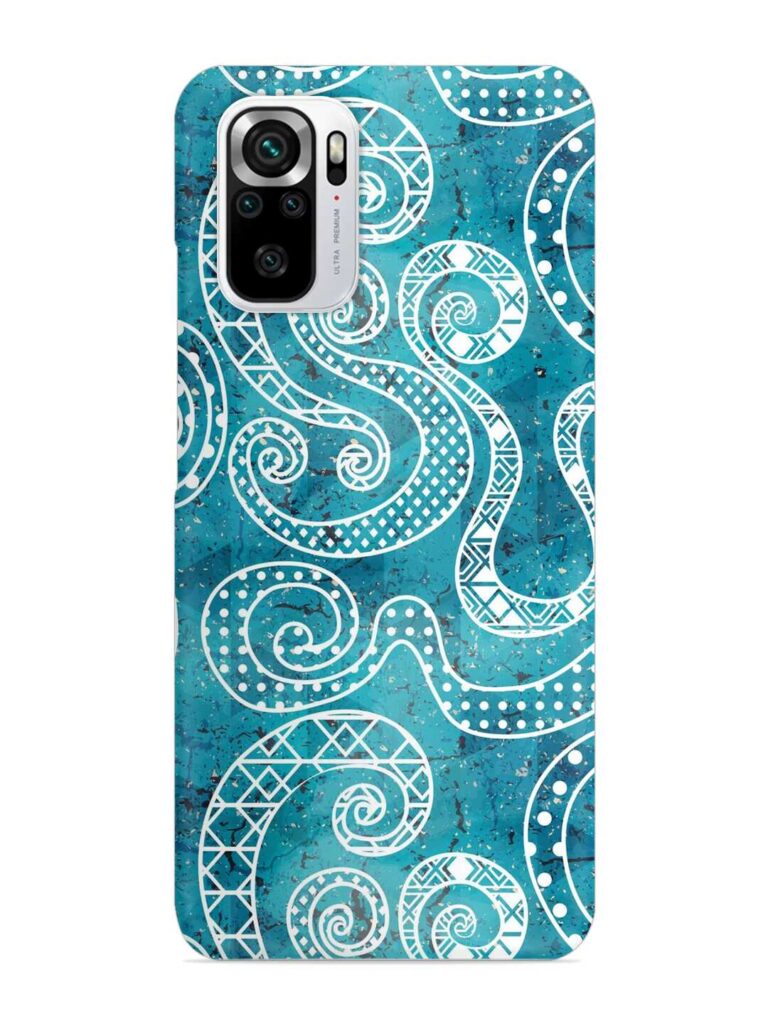 Vintage Curved Seamless Snap Case for Xiaomi Redmi Note 10s Zapvi