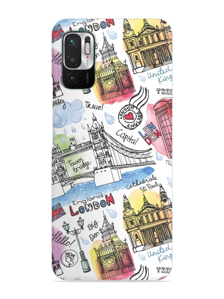 Vector London Landmark Snap Case for Xiaomi Redmi Note 10T (5G) Zapvi
