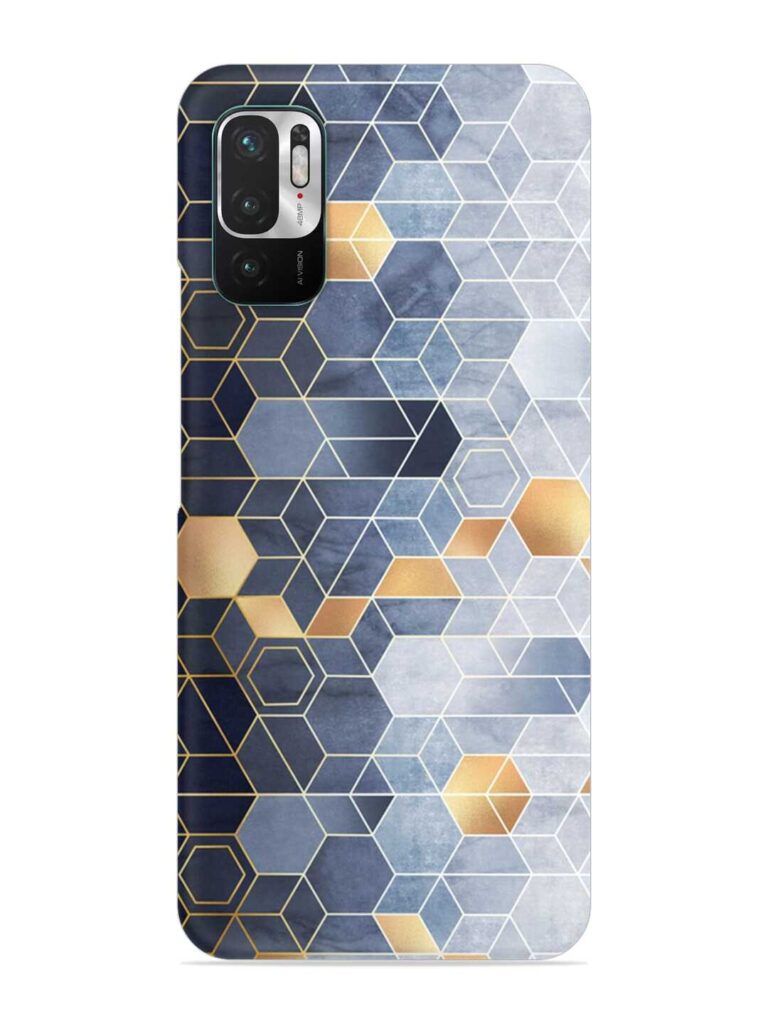 Geometric Abstraction Hexagons Snap Case for Xiaomi Redmi Note 10T (5G) Zapvi