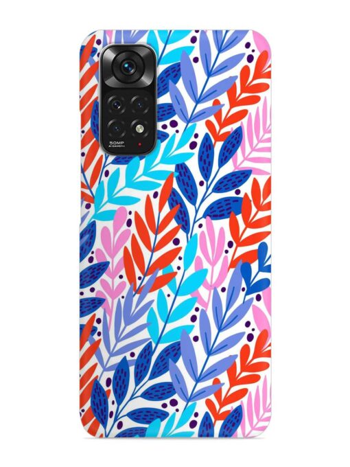 Bright Floral Tropical Snap Case for Xiaomi Redmi Note 11 Zapvi