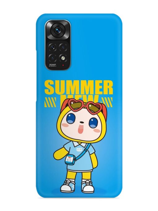 Summer Mew Cartoon Snap Case for Xiaomi Redmi Note 11 Zapvi