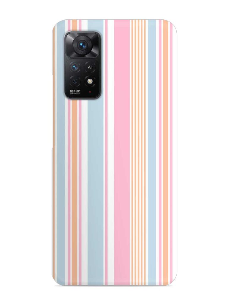 Stripe Seamless Pattern Snap Case for Xiaomi Redmi Note 11 Pro (4G) Zapvi