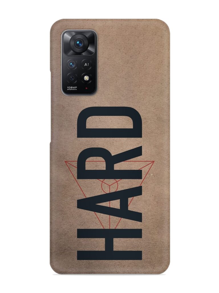 Hard Typo Snap Case for Xiaomi Redmi Note 11 Pro (5G) Zapvi