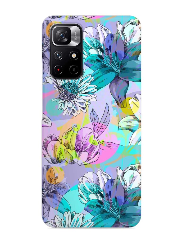 Vector Seamless Abstract Snap Case for Xiaomi Redmi Note 11T (5G) Zapvi