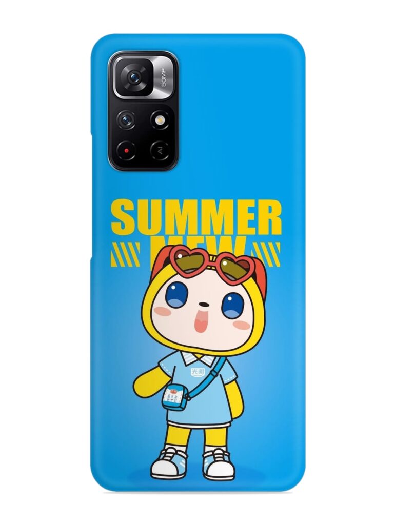 Summer Mew Cartoon Snap Case for Xiaomi Redmi Note 11T (5G) Zapvi
