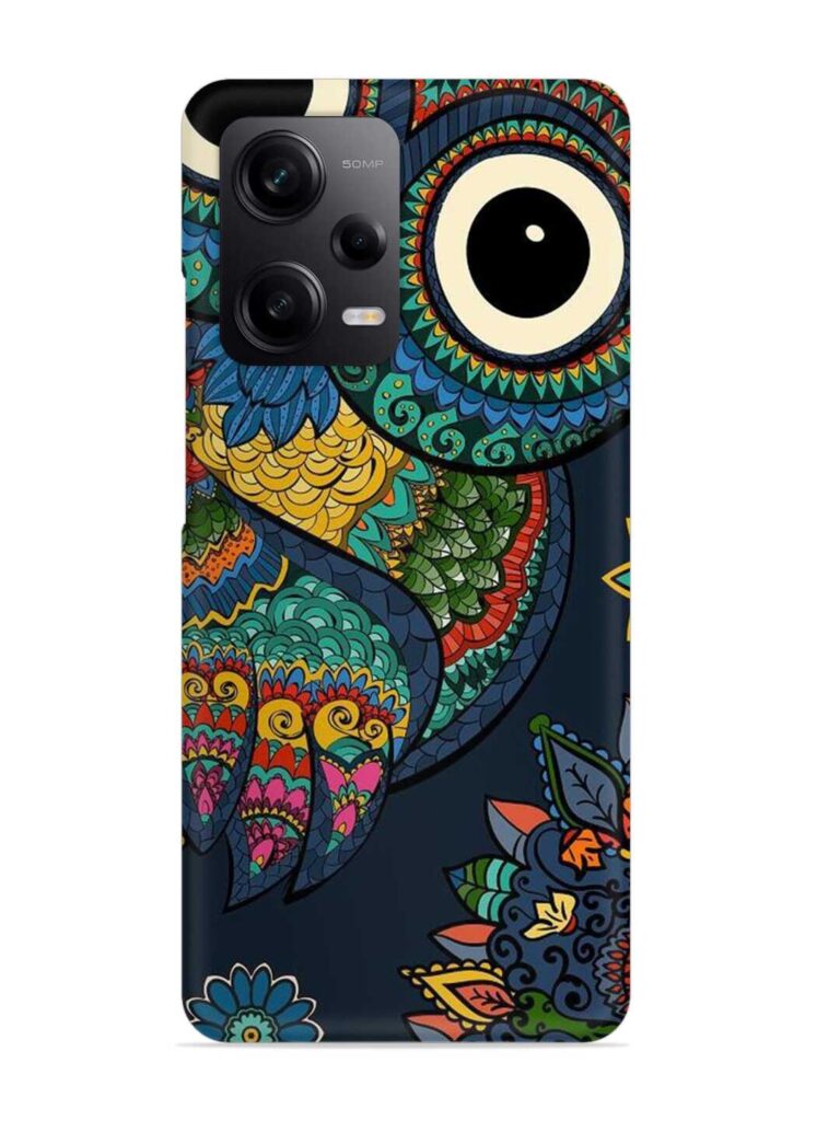 Owl Vector Art Snap Case for Xiaomi Redmi Note 12 Pro (5G) Zapvi