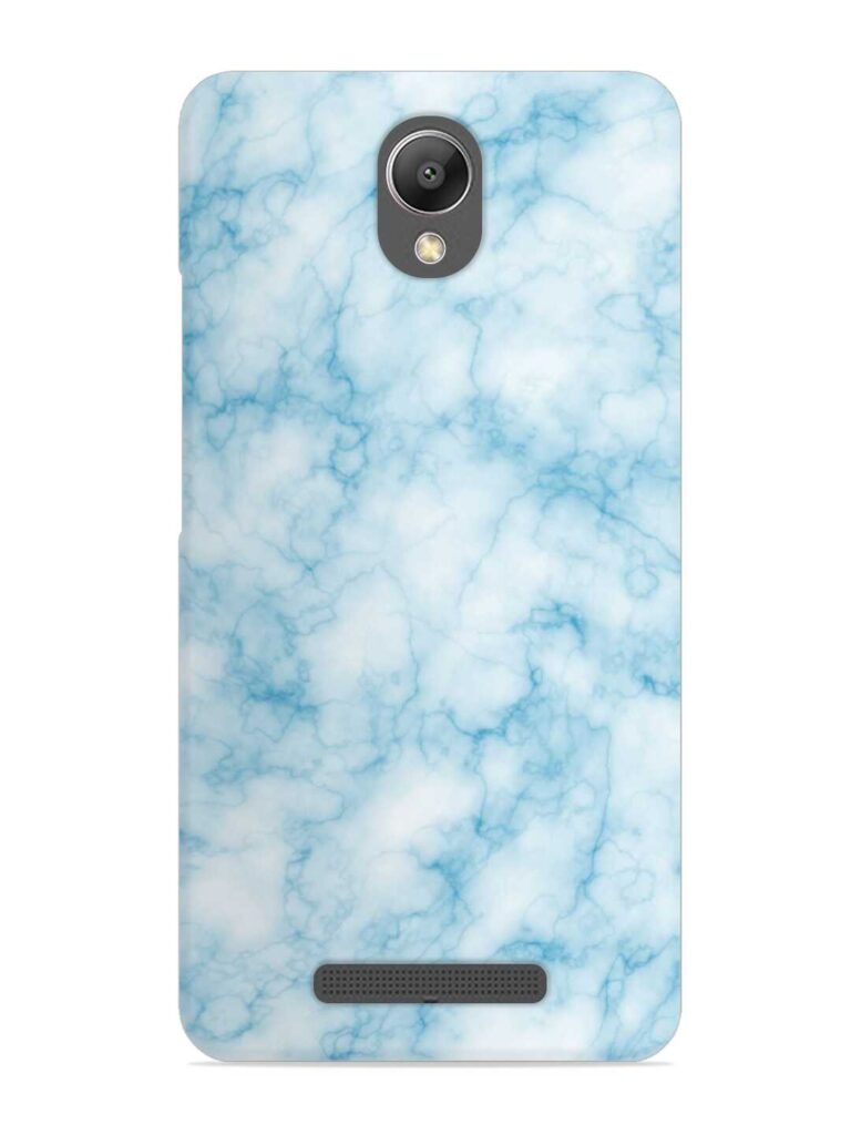 Blue White Natural Marble Snap Case for Xiaomi Redmi Note 2 Zapvi