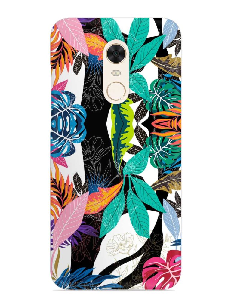 Floral Pattern Bright Snap Case for Xiaomi Redmi Note 5 Zapvi