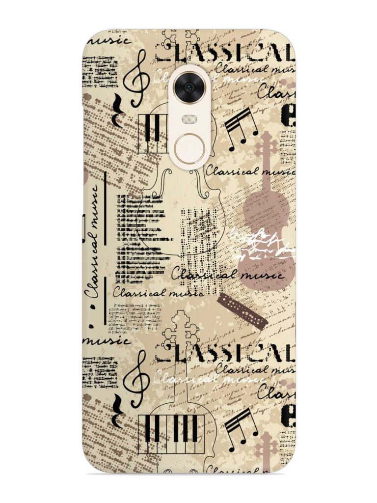 Classical Music Lpattern Snap Case for Xiaomi Redmi Note 5 Zapvi