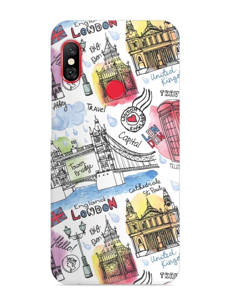 Vector London Landmark Snap Case for Xiaomi Redmi Note 5 Pro Zapvi