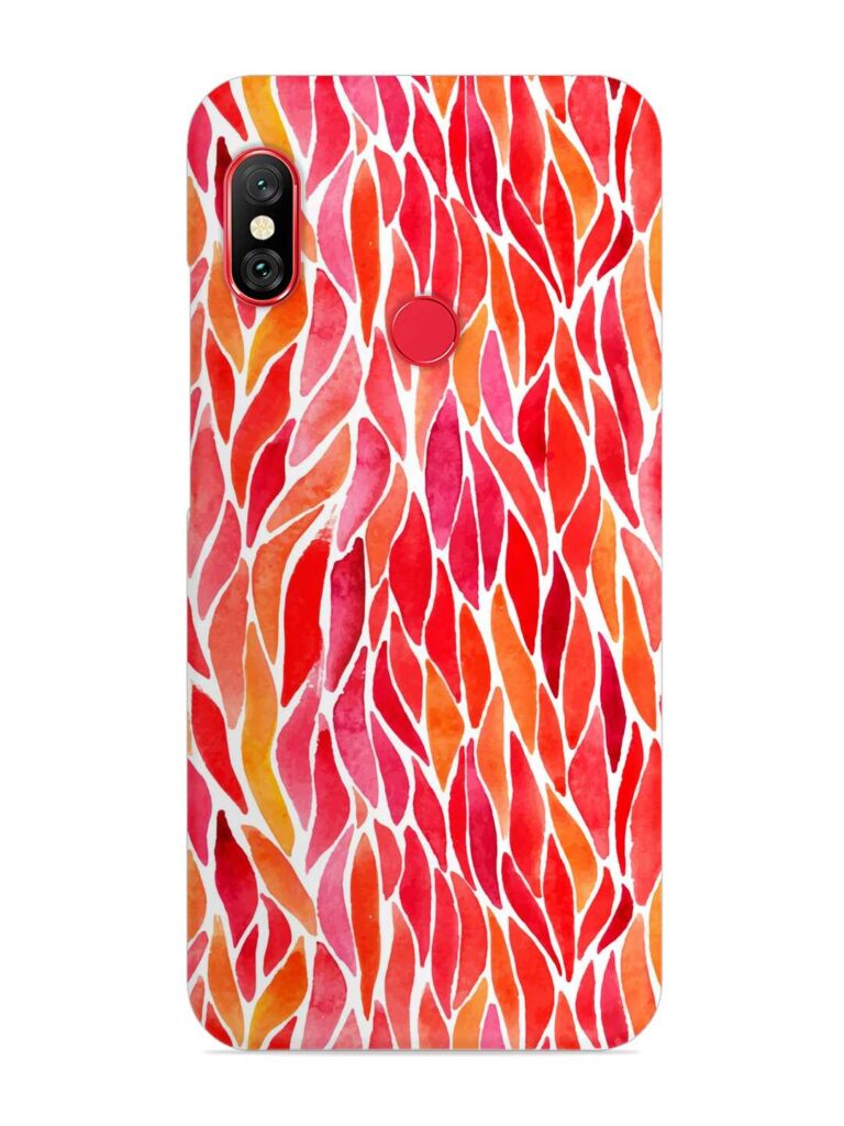 Watercolor Abstract Colorful Snap Case for Xiaomi Redmi Note 6 Pro Zapvi
