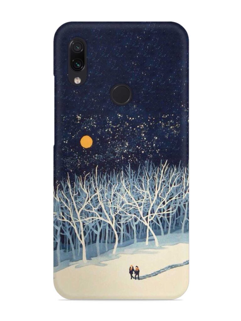 Full Moon Snowshoe Tour Snap Case for Xiaomi Redmi Note 7S Zapvi