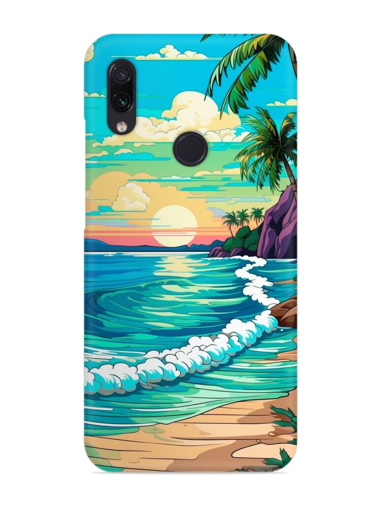 Beatiful Beach View Snap Case for Xiaomi Redmi Note 7S Zapvi