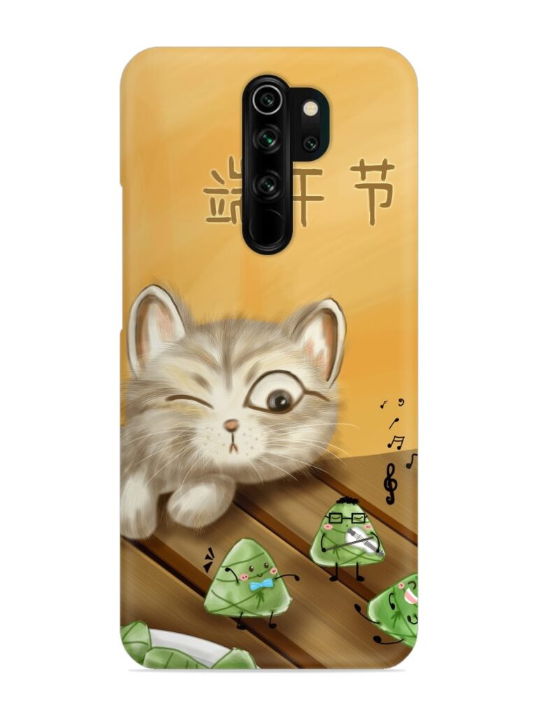Cat Scorpion Dancing Snap Case for Xiaomi Redmi Note 8 Pro Zapvi